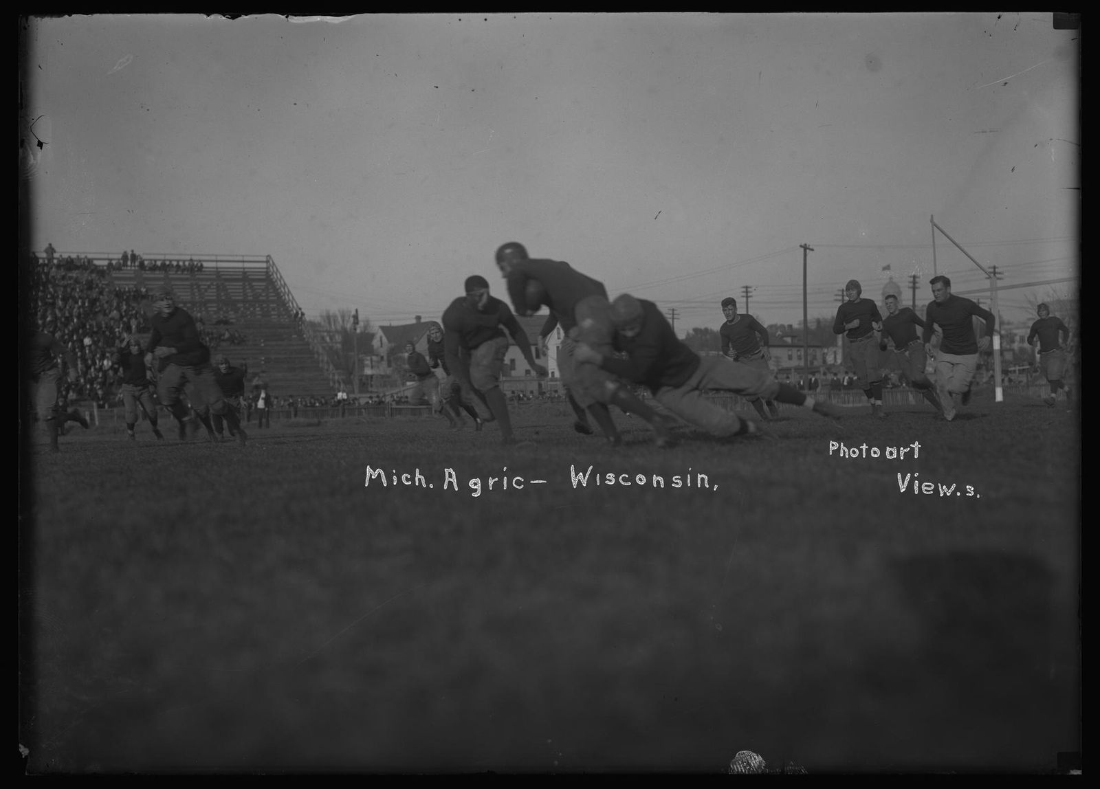 UW vs. Michigan Agricultural (Michigan State) football game