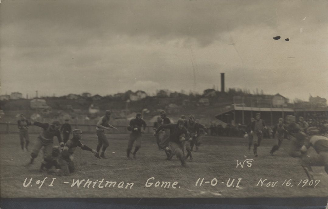 Football. University of Idaho. UofI-Whitman game. 11-0 UI.
