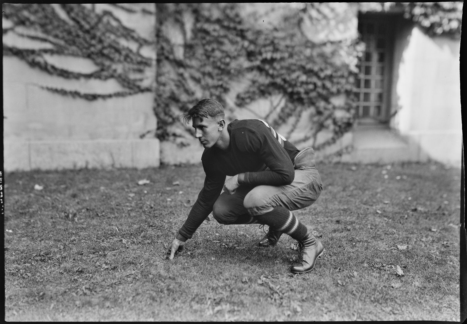Photograph of N.B. Habold, Class of 1928, Army Football Squad 1927