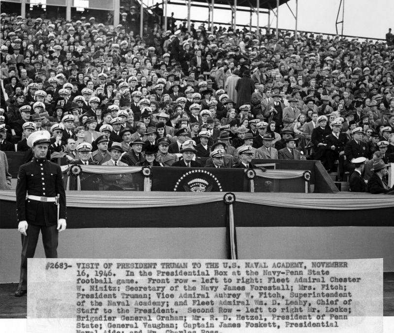 The Presidential Box at the Navy-Penn State football game