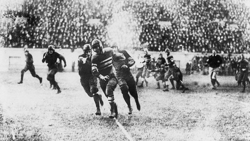 Bo McMillin in the 1921 Centre vs. Harvard football game