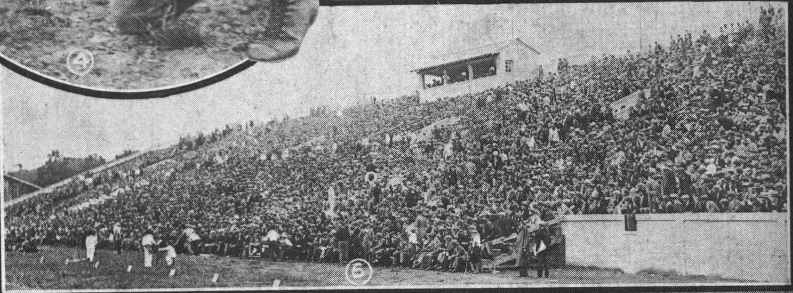A partial view of the crowd at the Georgia Tech - Florida football game on October 17, 1925.