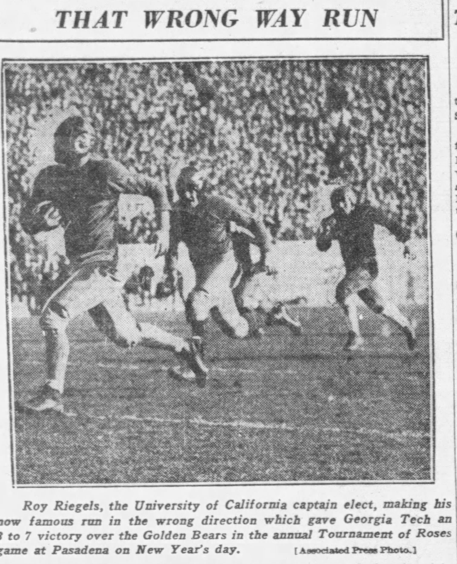 California vs. Georgia Tech, 1928
