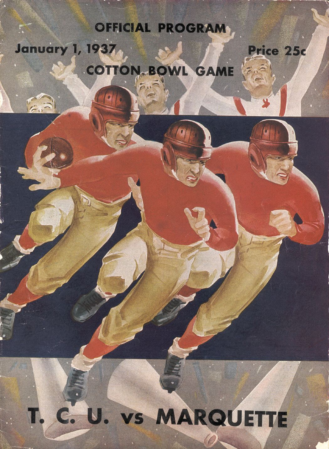 The Matchday programme available at the Cotton Bowl Classic