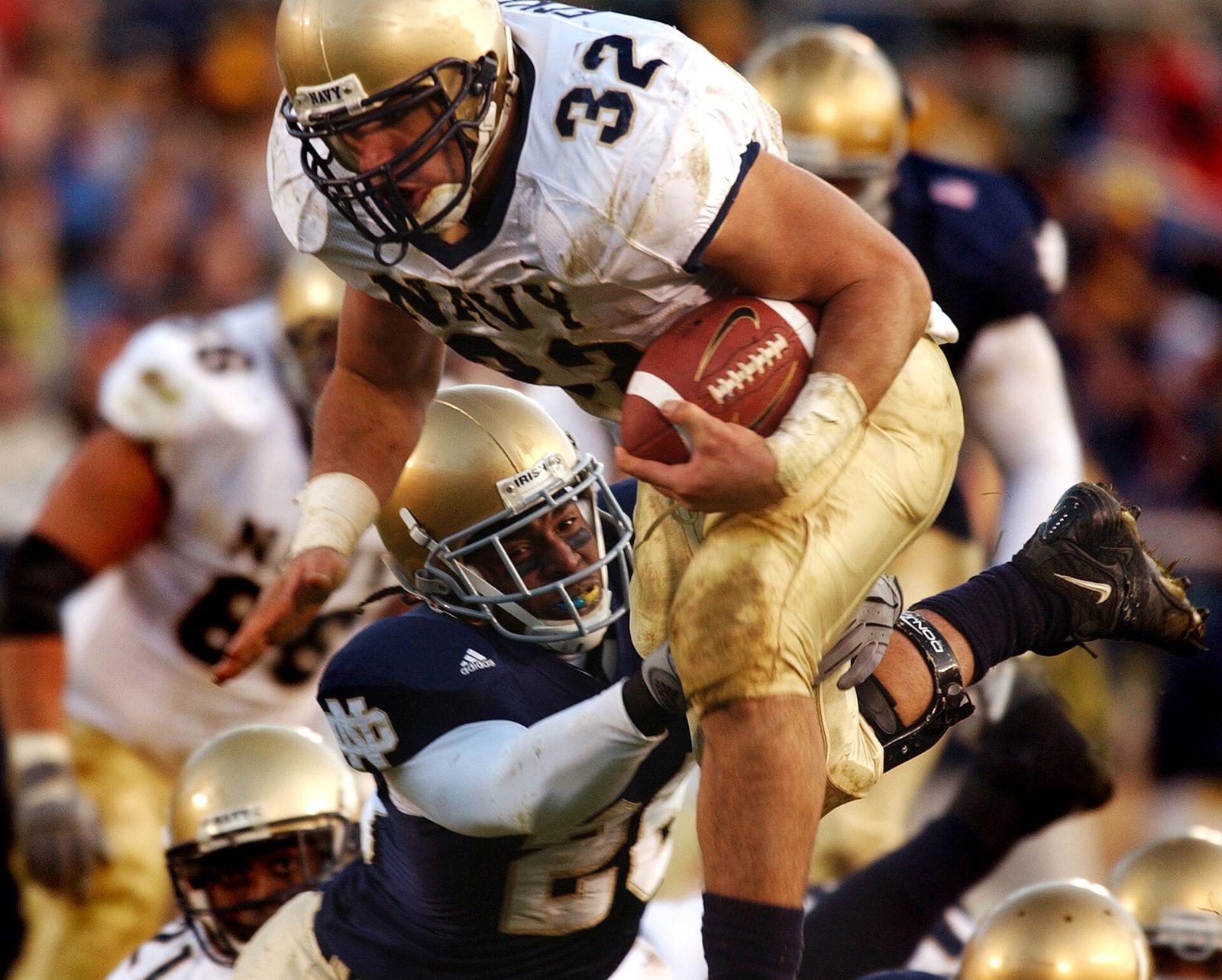 Navy at Notre Dame, 2003