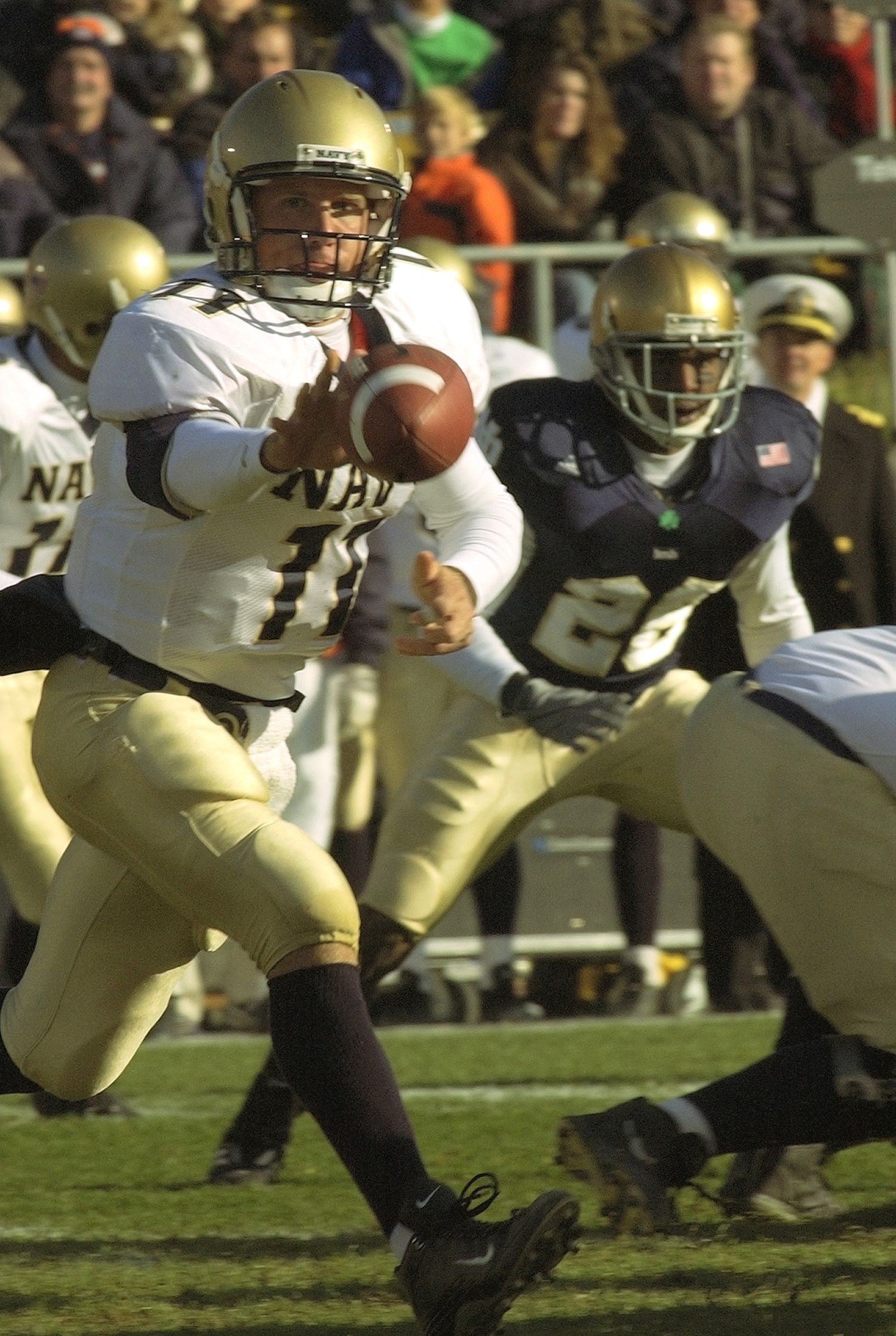 Navy at Notre Dame, 2003