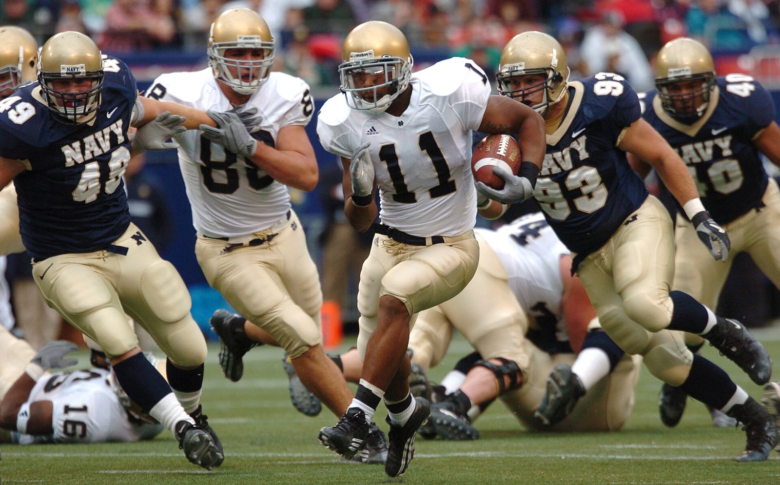 Notre Dame vs. Navy, 2004