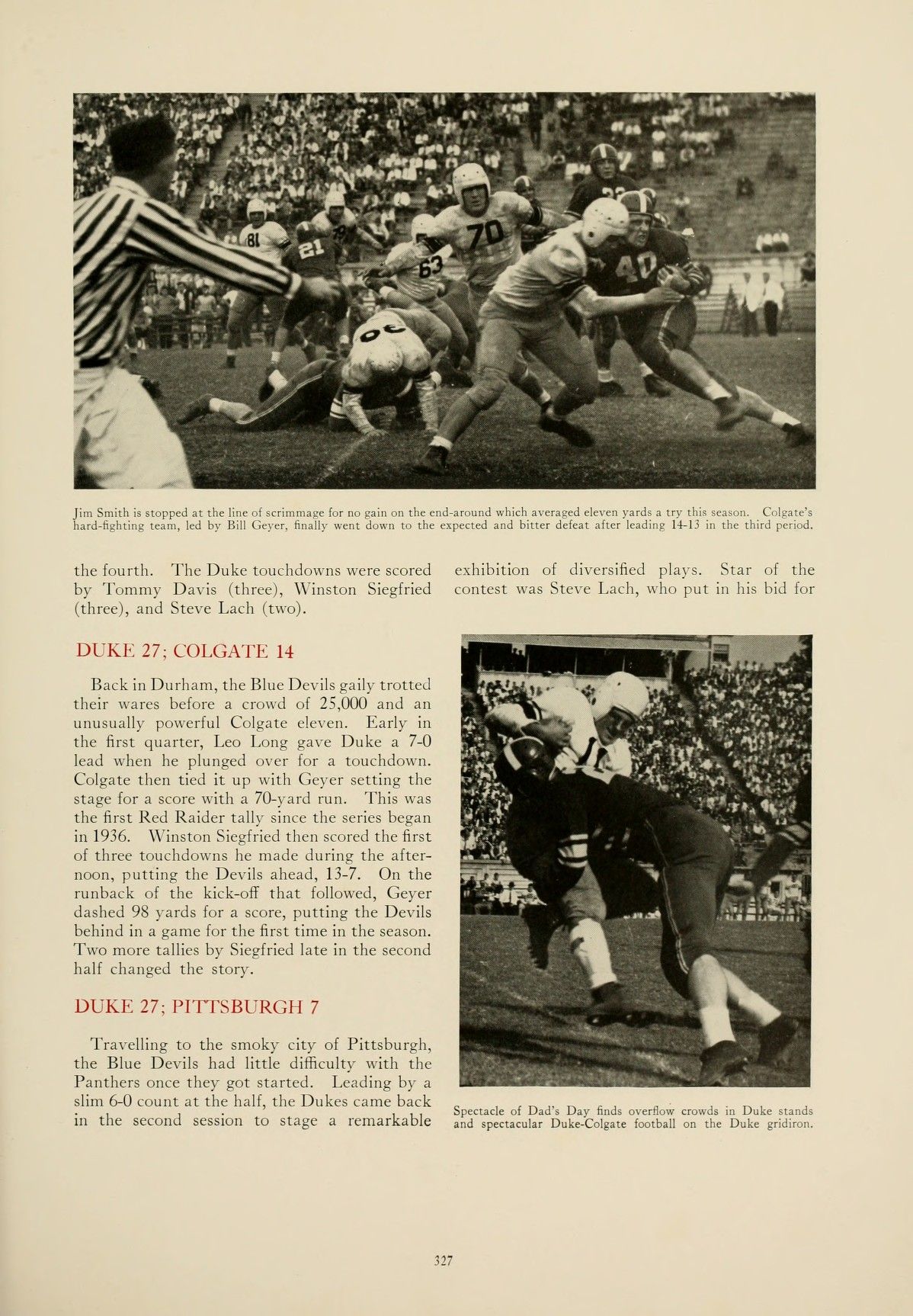 Scanned from the 1942 edition of The Chanticleer, the yearbook of Duke University