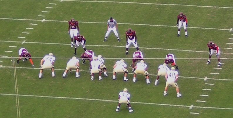 Reggie Ball under center for Georgia Tech against Virginia Tech