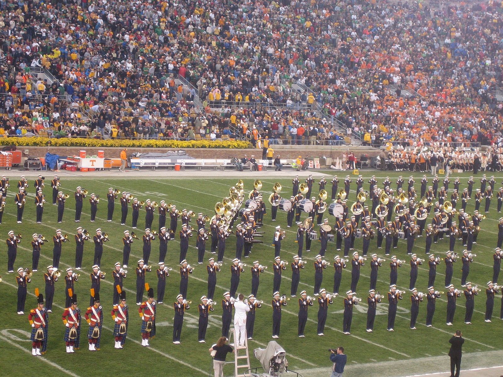 In formation. One of the songs in their set was the Numa Numa song. Dear Lord.
