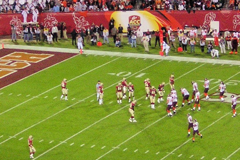2005 Atlantic Coast title game between Virginia Tech and Florida State