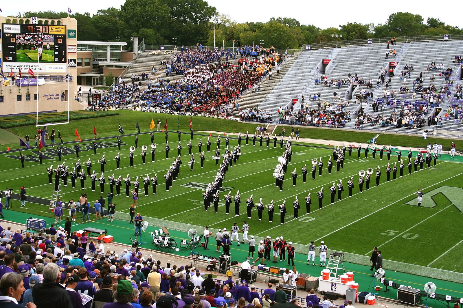 Open N, Northwestern Band. Evanston, IL.