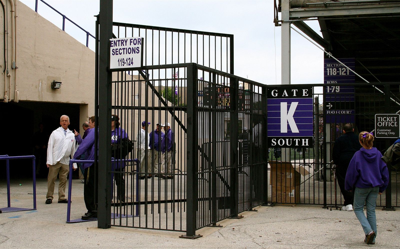 New Hampshire Wildcats vs. Northwestern Wildcats football at Northwestern University in Evanston, IL on September 9, 2006.