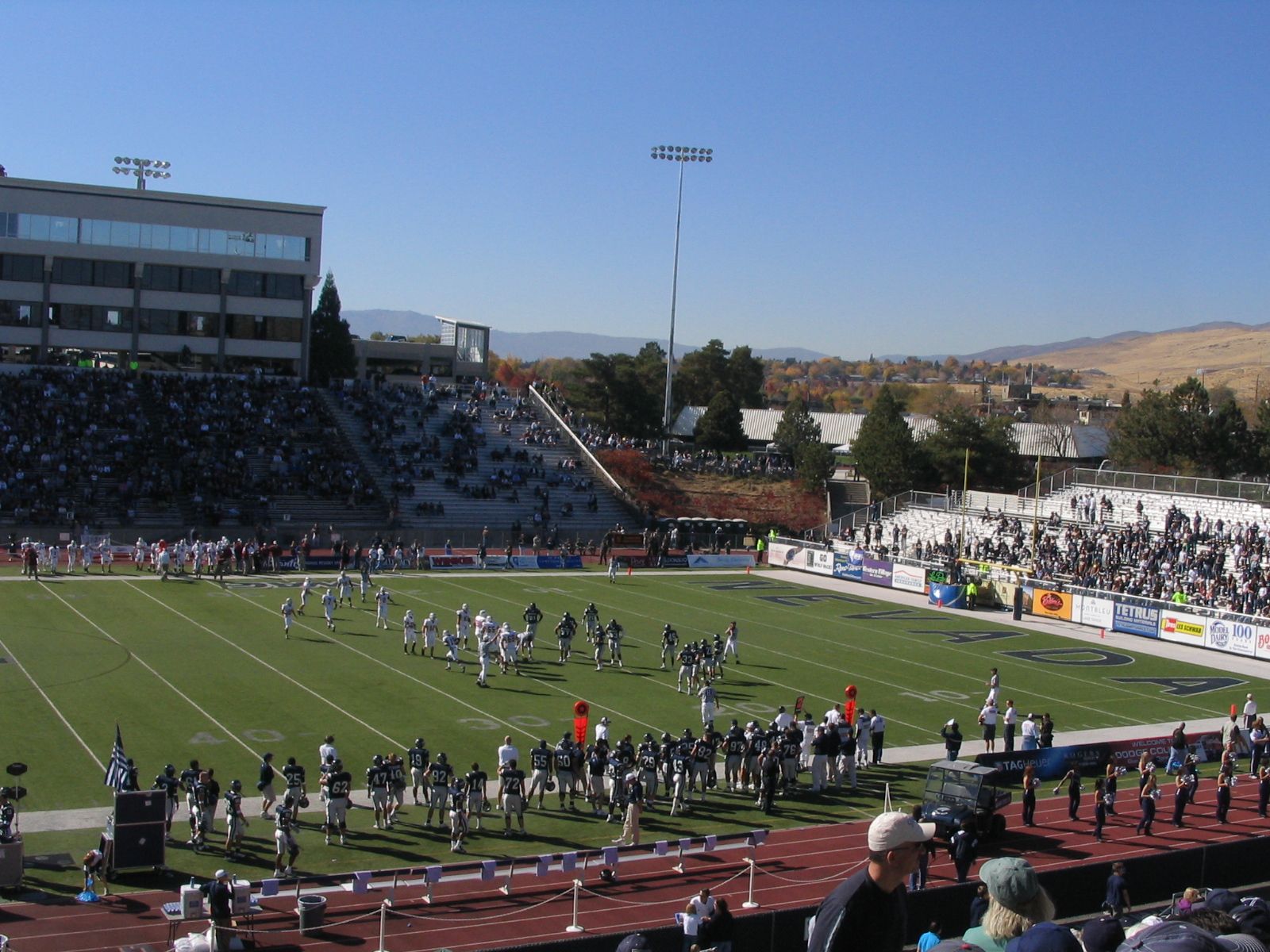 University of Nevada 48, New Mexico State University, 21. It was a blowout.