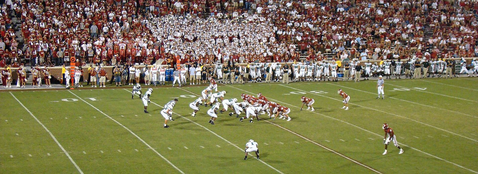 The Oklahoma Sooners football team takes on the North Texas Mean Green.