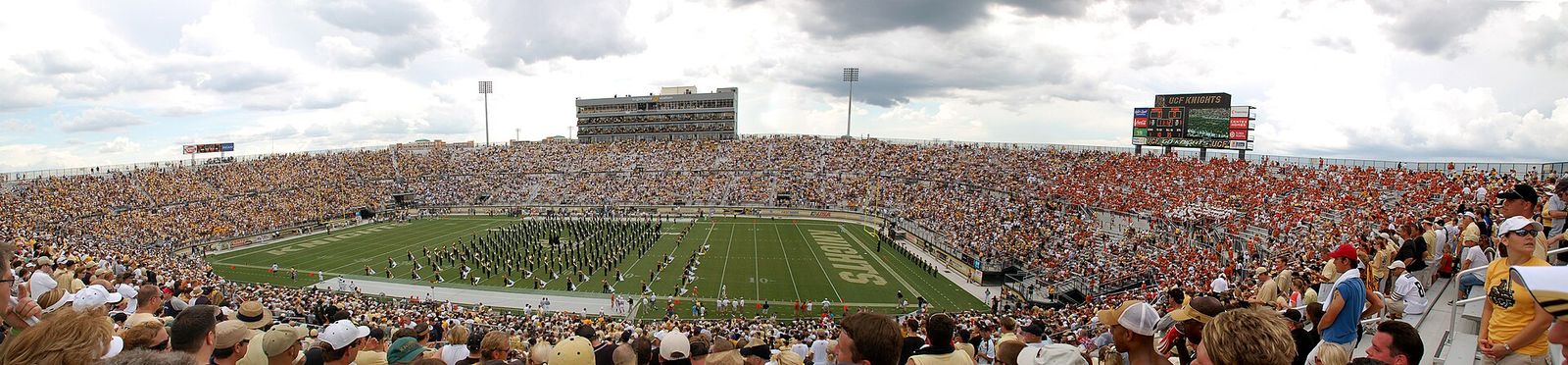 Opening day for the new Bright House Networks Stadium at University of Central Florida. Pre-game.