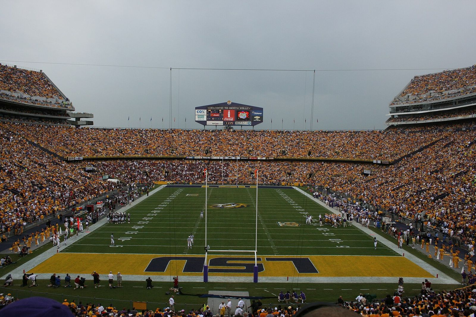South Carolina Gamecocks vs LSU Tigers, Tiger Stadium, Baton Rouge, Louisiana