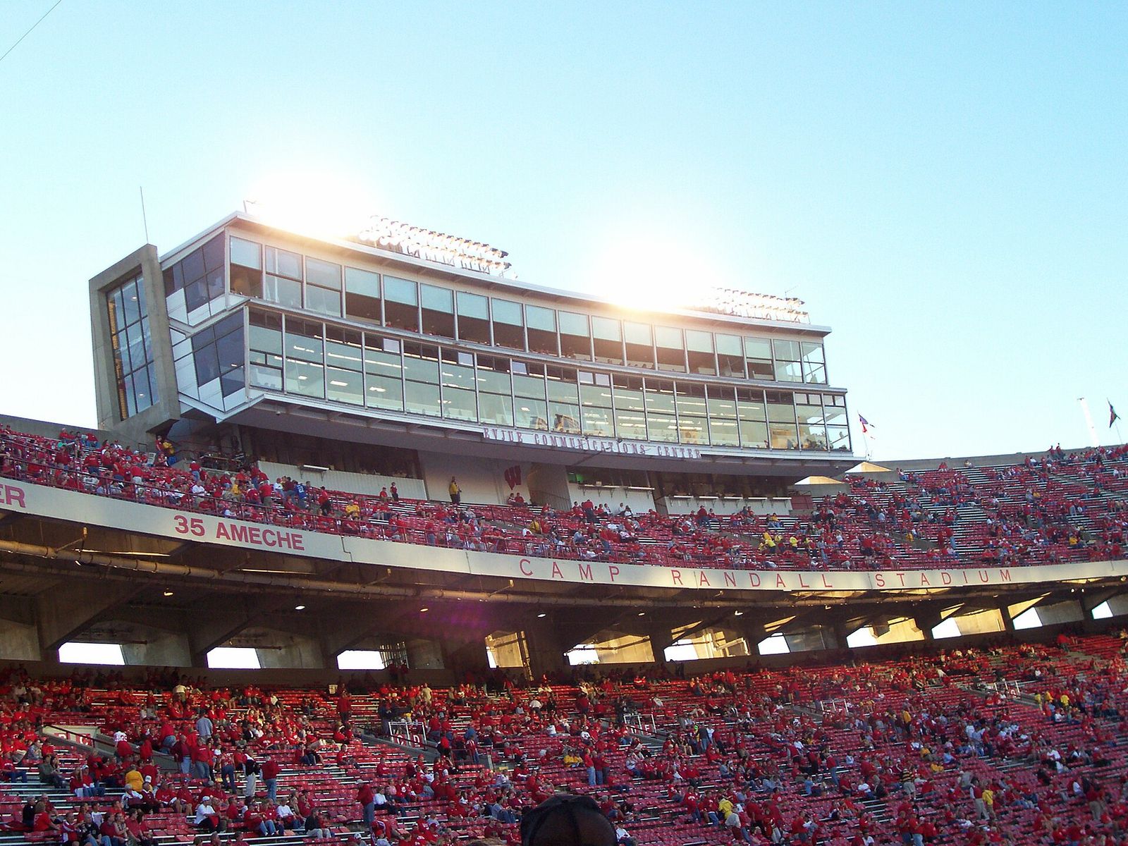 scoring tower, some players with retired numbers