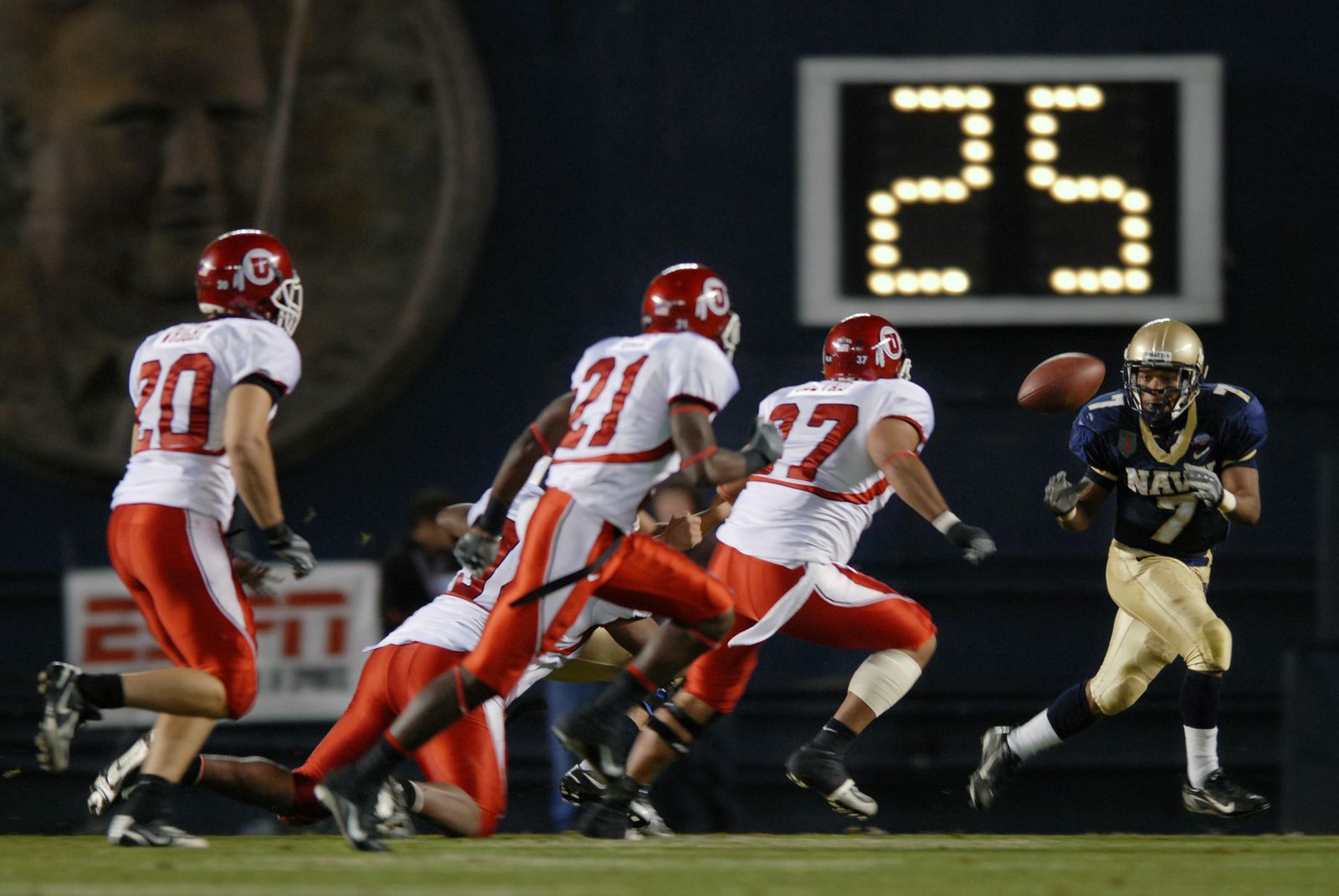 Navy vs. Utah, 2007