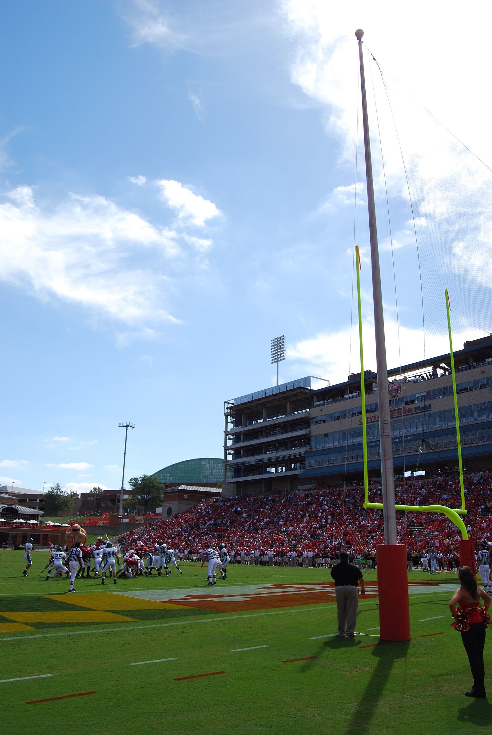 Made field goal at the UMD-EMU football game