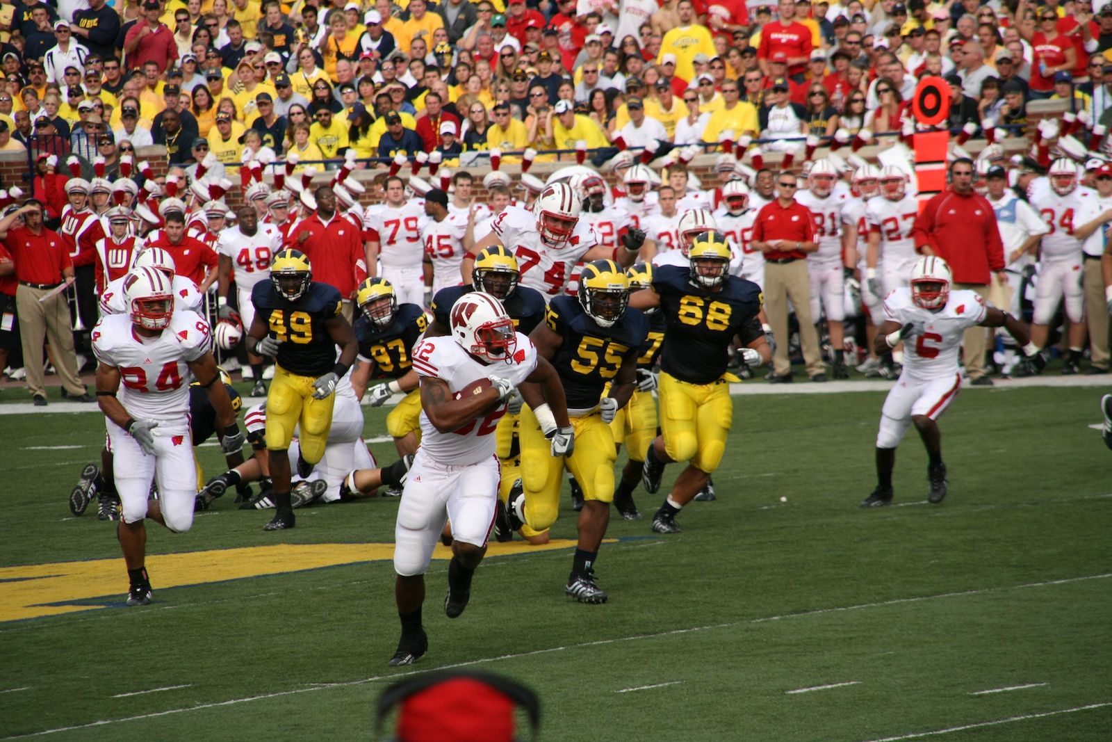 Wisconsin at Michigan, 2008