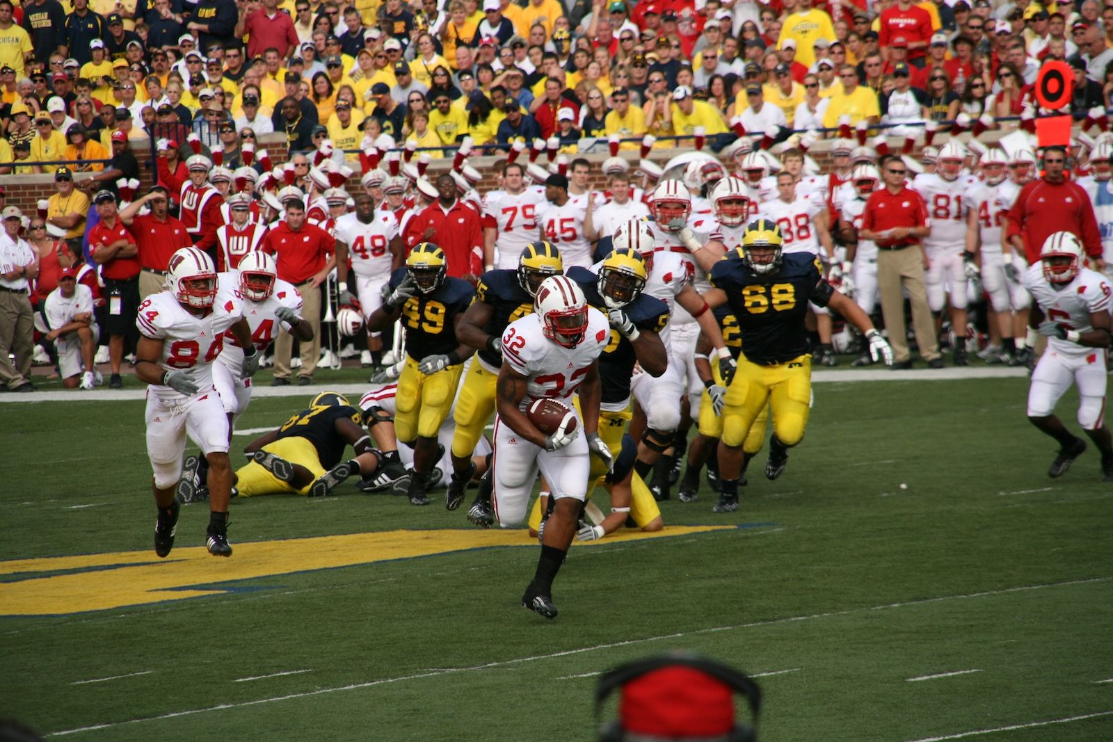 Wisconsin at Michigan, 2008