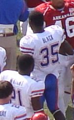 Ahmad Black at the Florida Gators vs. Arkansas Razorbacks game on October 4, 2008.