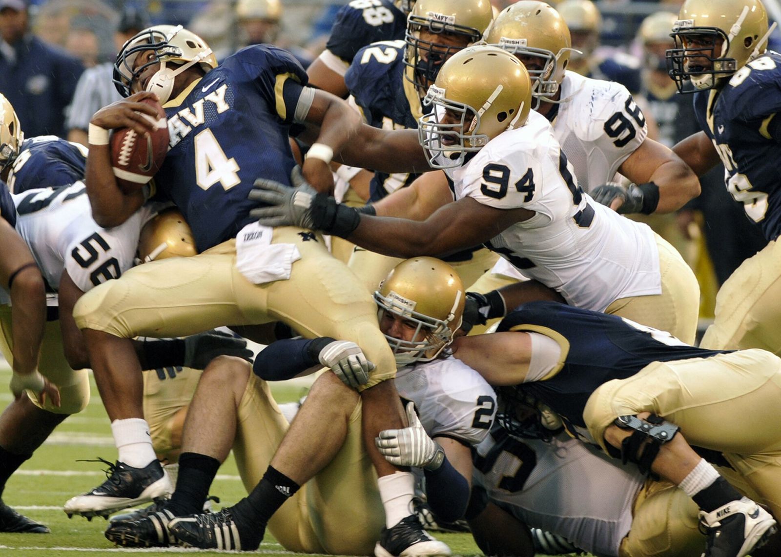 Notre Dame vs. Navy, 2008