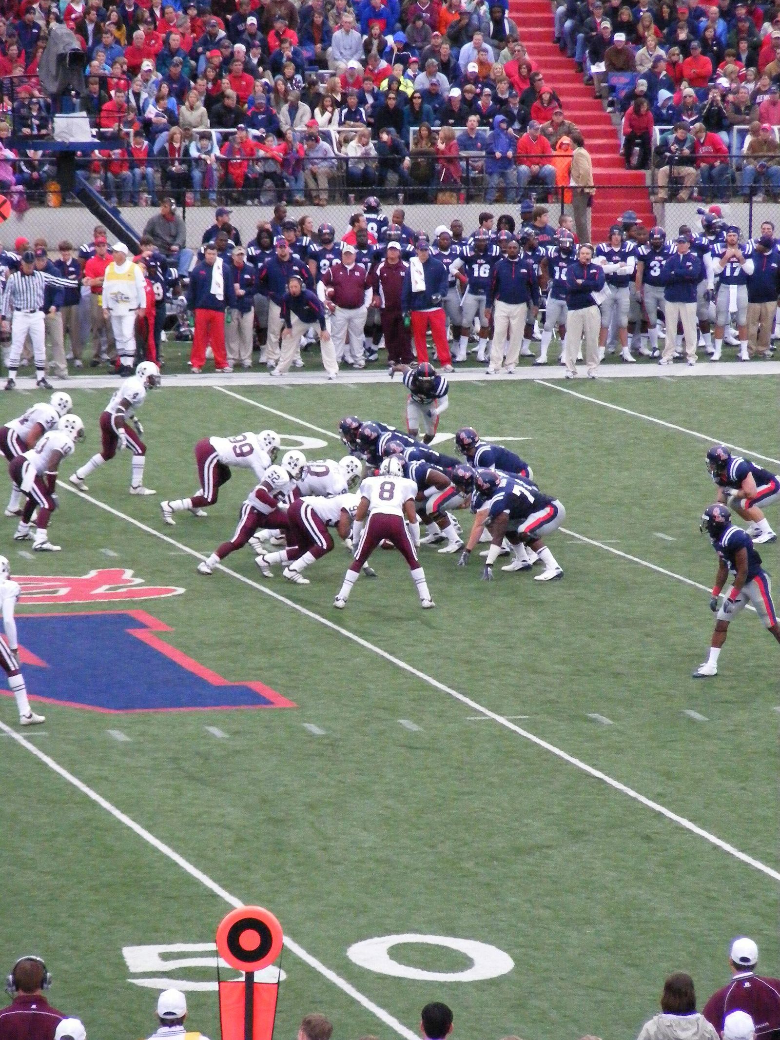 Ole Miss and Mississippi State meet for the 2008 Egg Bowl.