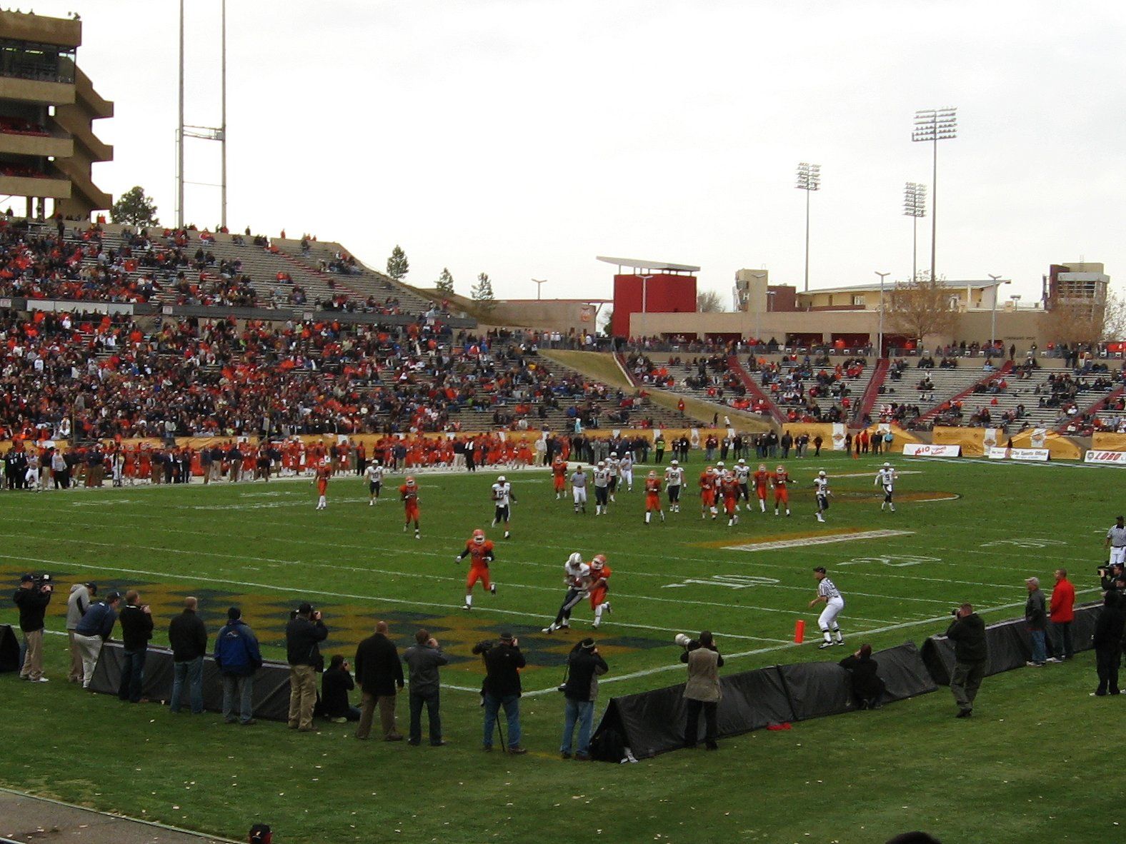 The UTEP fans on the west side of the stands were already starting to go home.