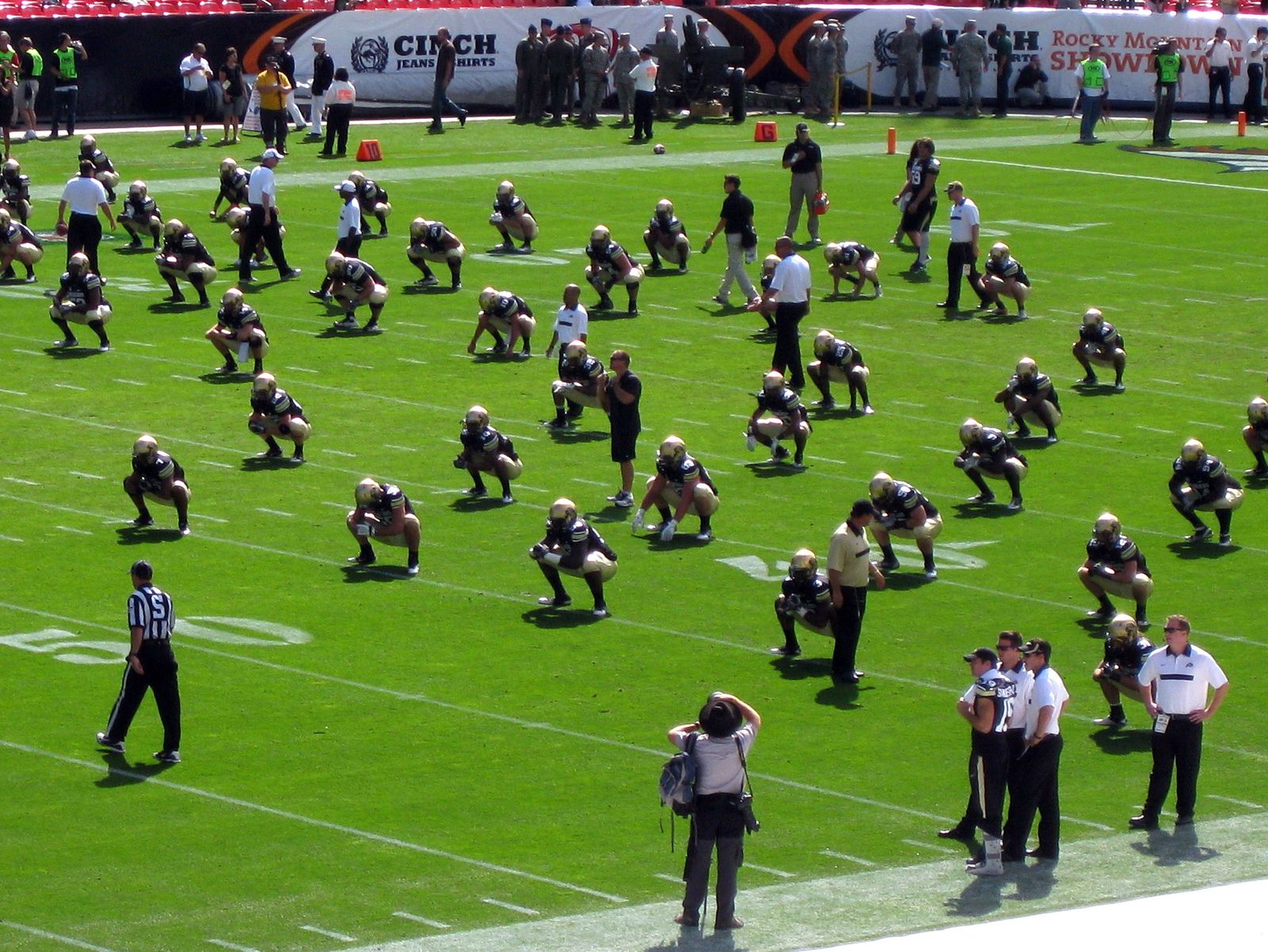 Colorado Buffaloes vs Colorado State University. Sports Authority Field at Mile High. Denver, CO.