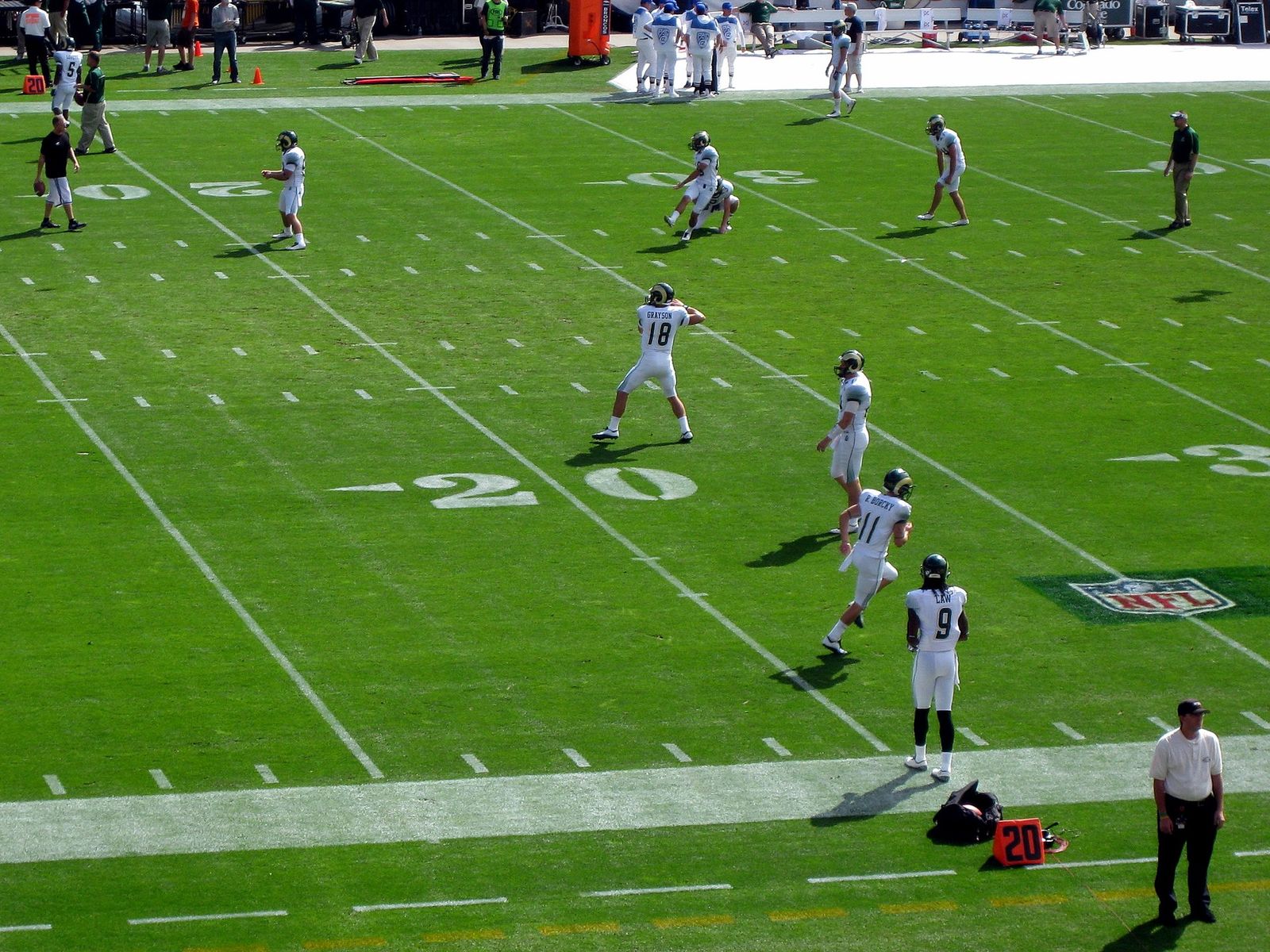 Colorado Buffaloes vs Colorado State University. Sports Authority Field at Mile High. Denver, CO.