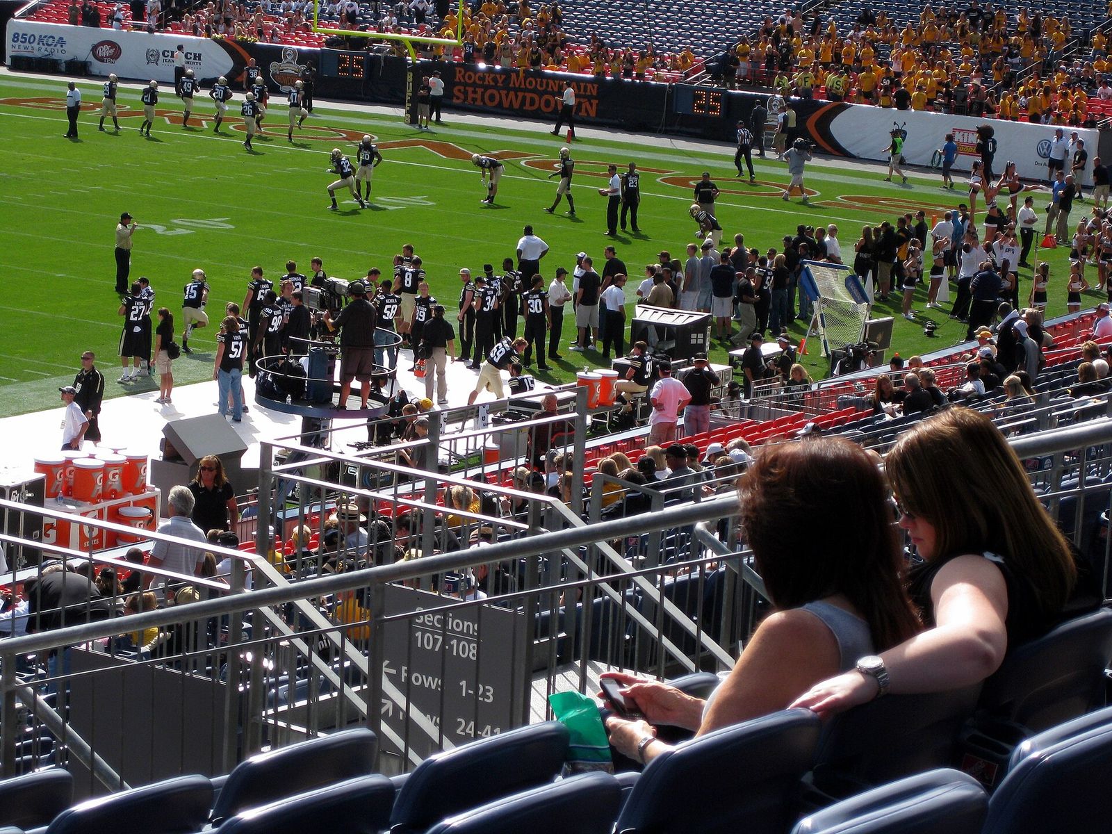 Colorado Buffaloes vs Colorado State University. Sports Authority Field at Mile High. Denver, CO.
