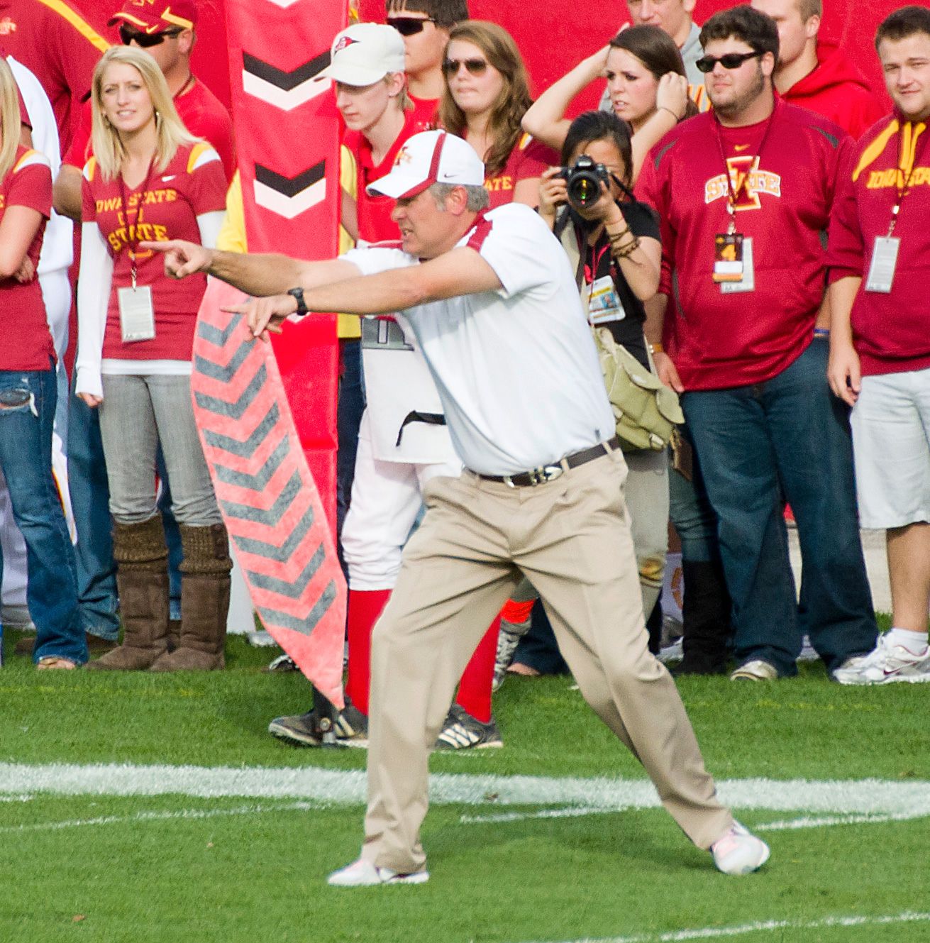 Paul Rhoads, head coach of Iowa State