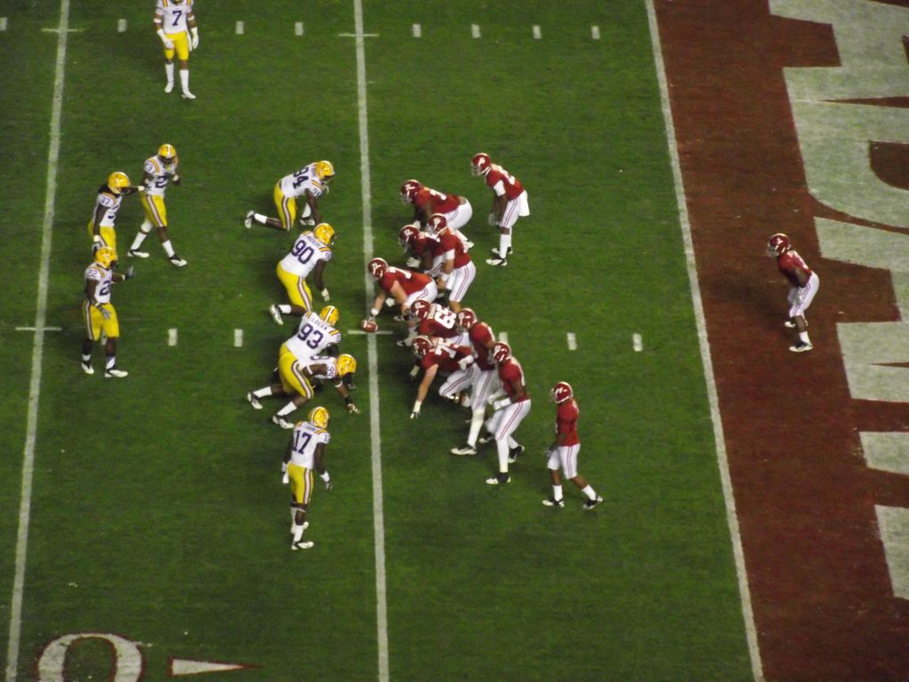 At the 2011 LSU vs Alabama game