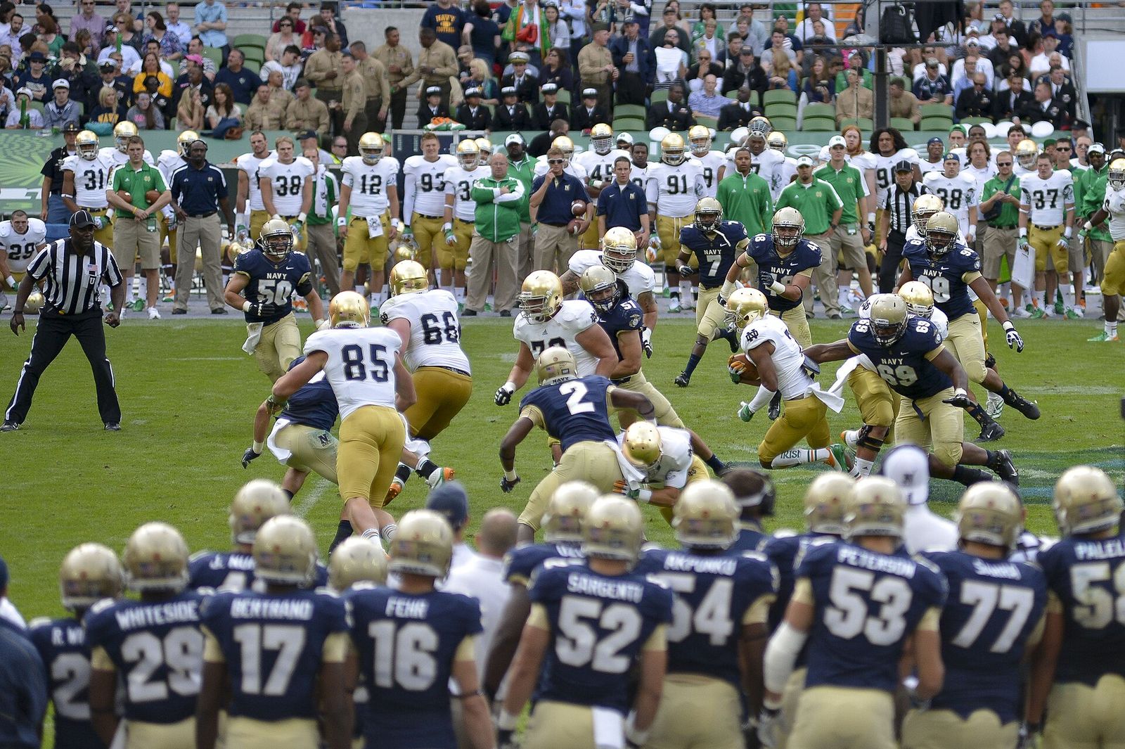 Navy vs. Notre Dame, 2012