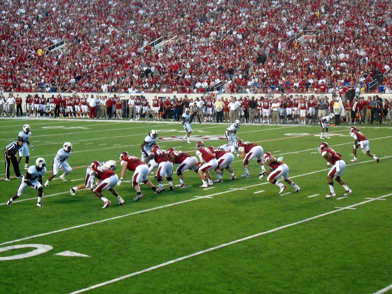 Arkansas Razorbacks vs ULM Warhawks, War Memorial Stadium, Little Rock, Arkansas.