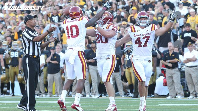 Jacques, Jake and AJ soaking in the win Photo by Reese Strickland