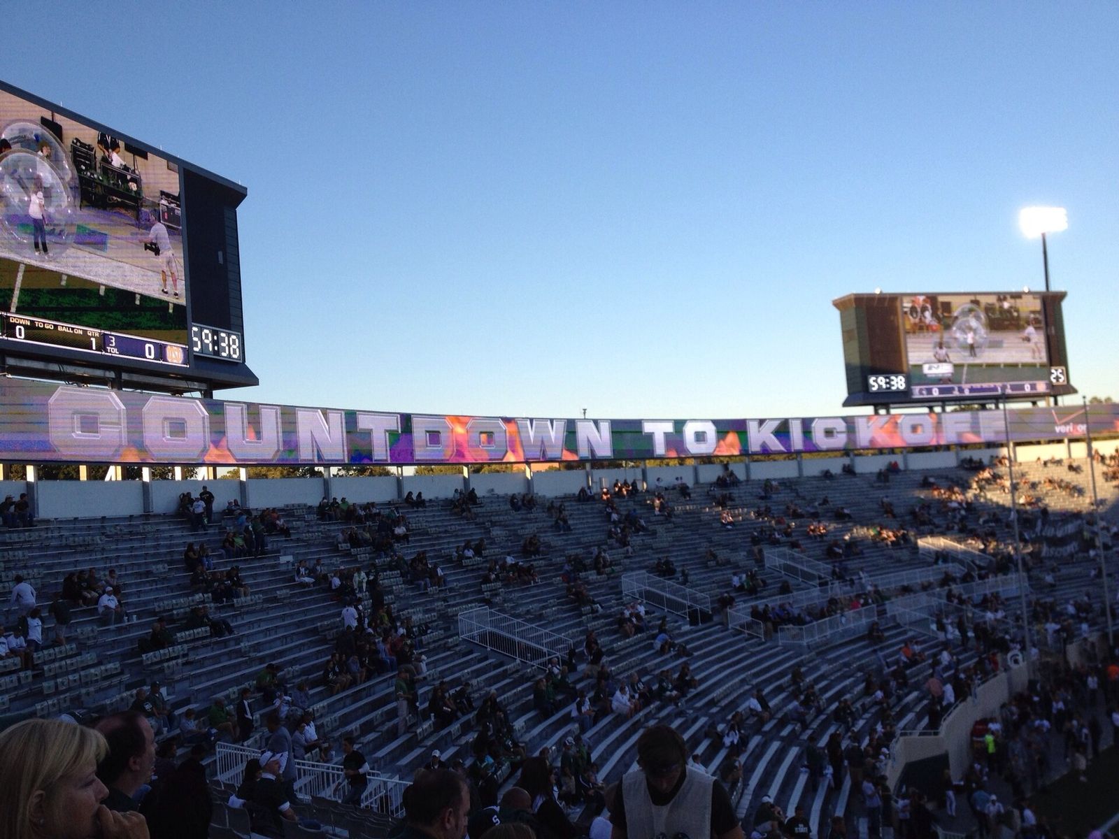 Notre Dame at Michigan State, 2012
