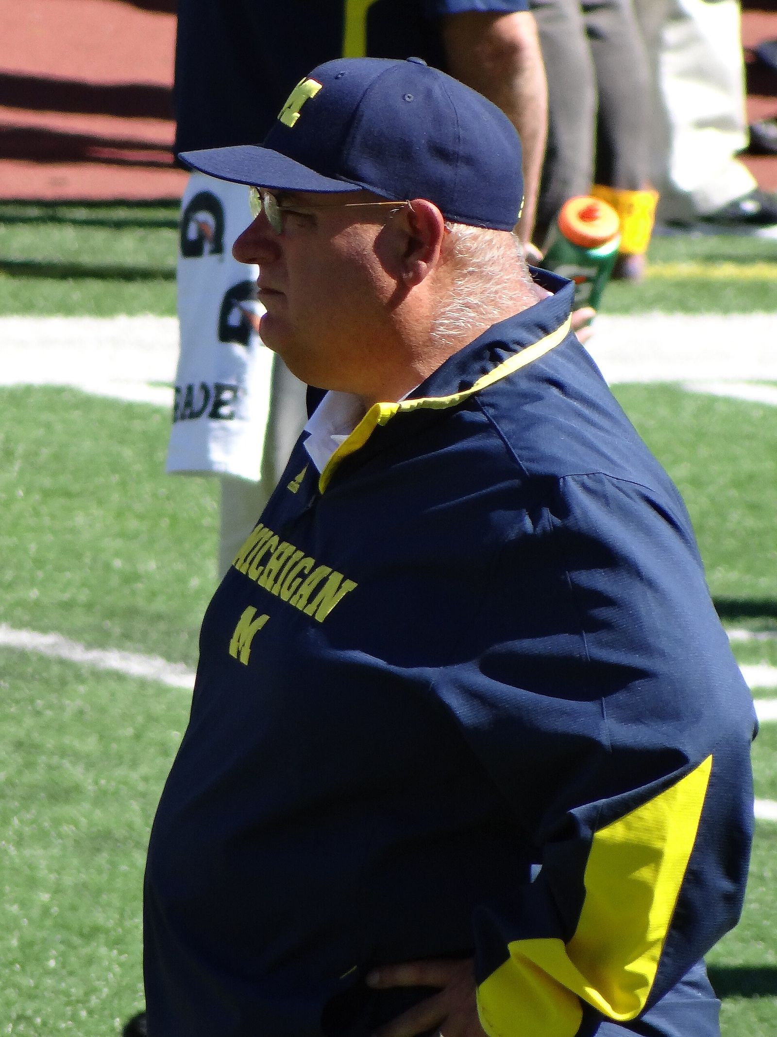 Michigan offensive coordinator Al Borges
