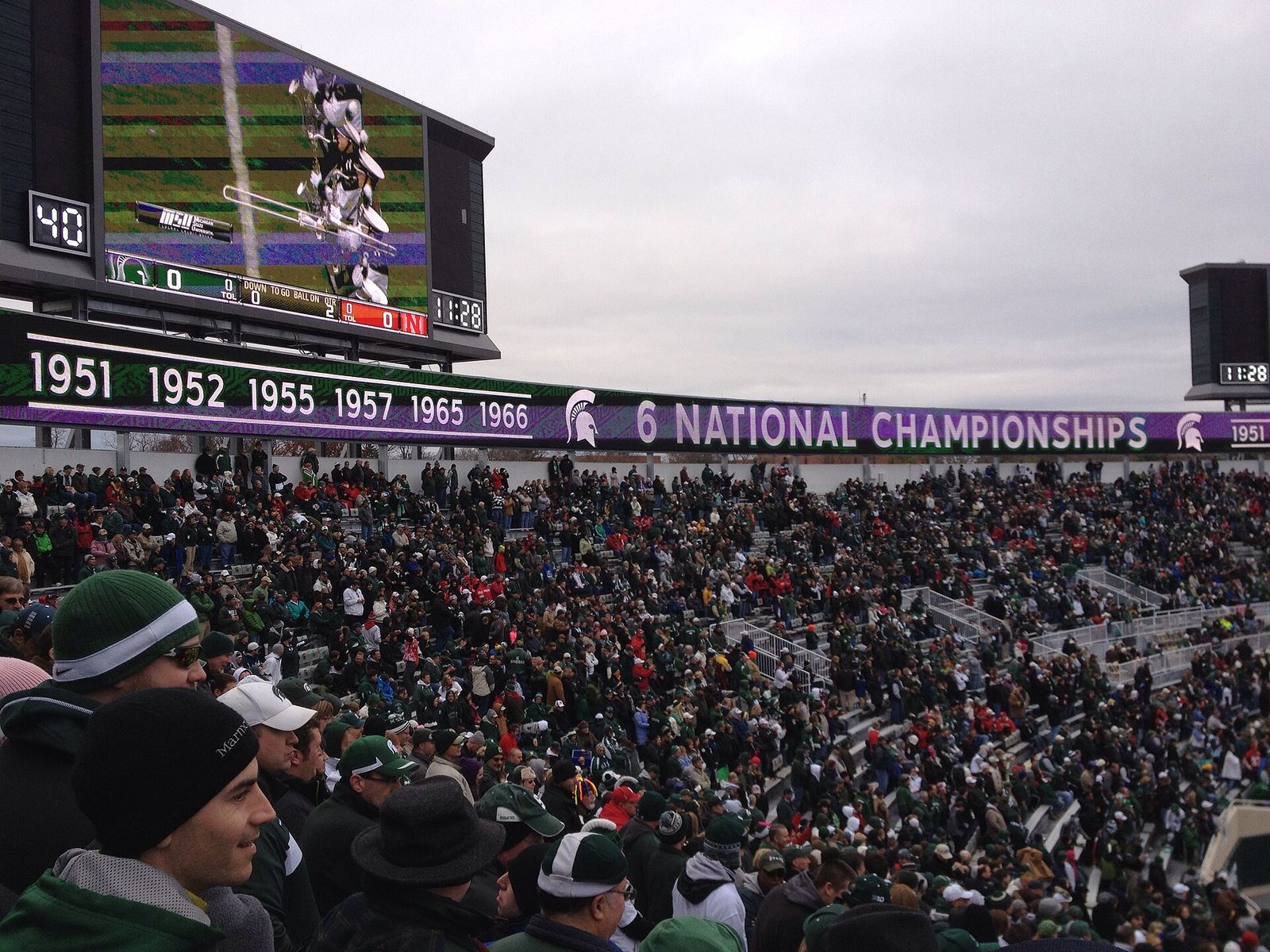 Nebraska at Michigan State, 2012