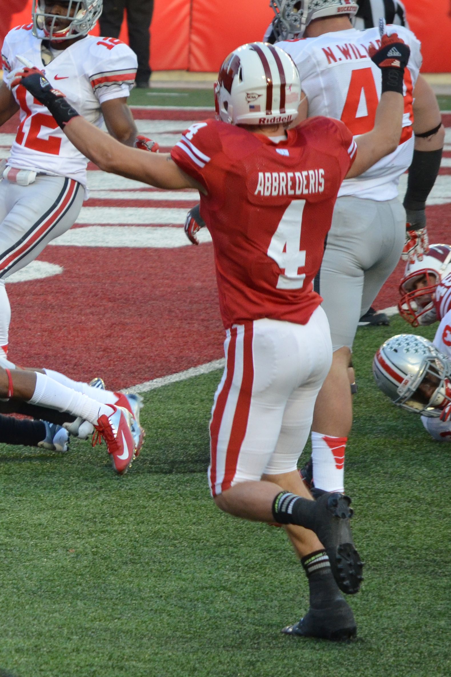 Jared Abbrederis Celebration vs OSU vs OSU 11.17.12