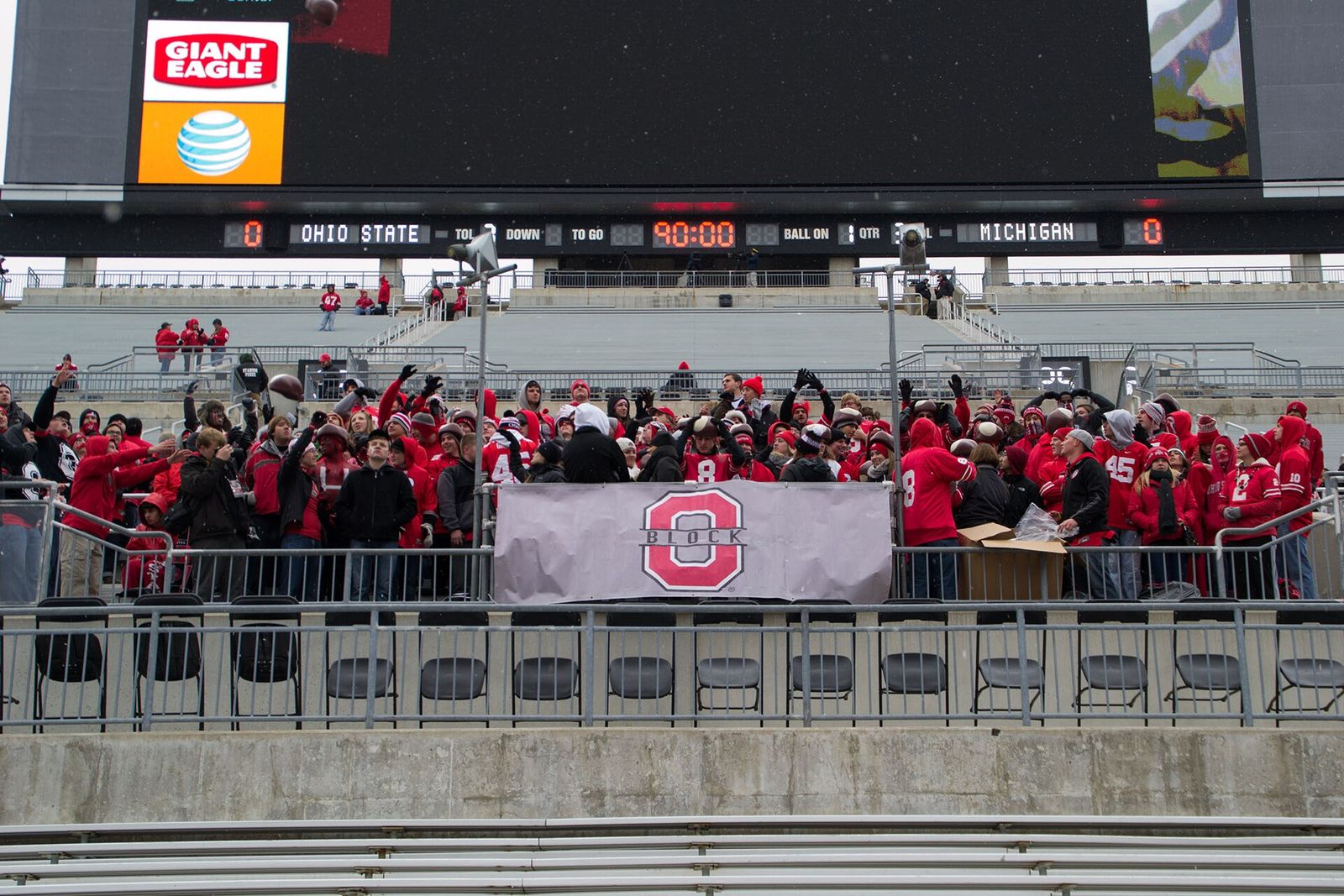 Michigan at Ohio State, 2012