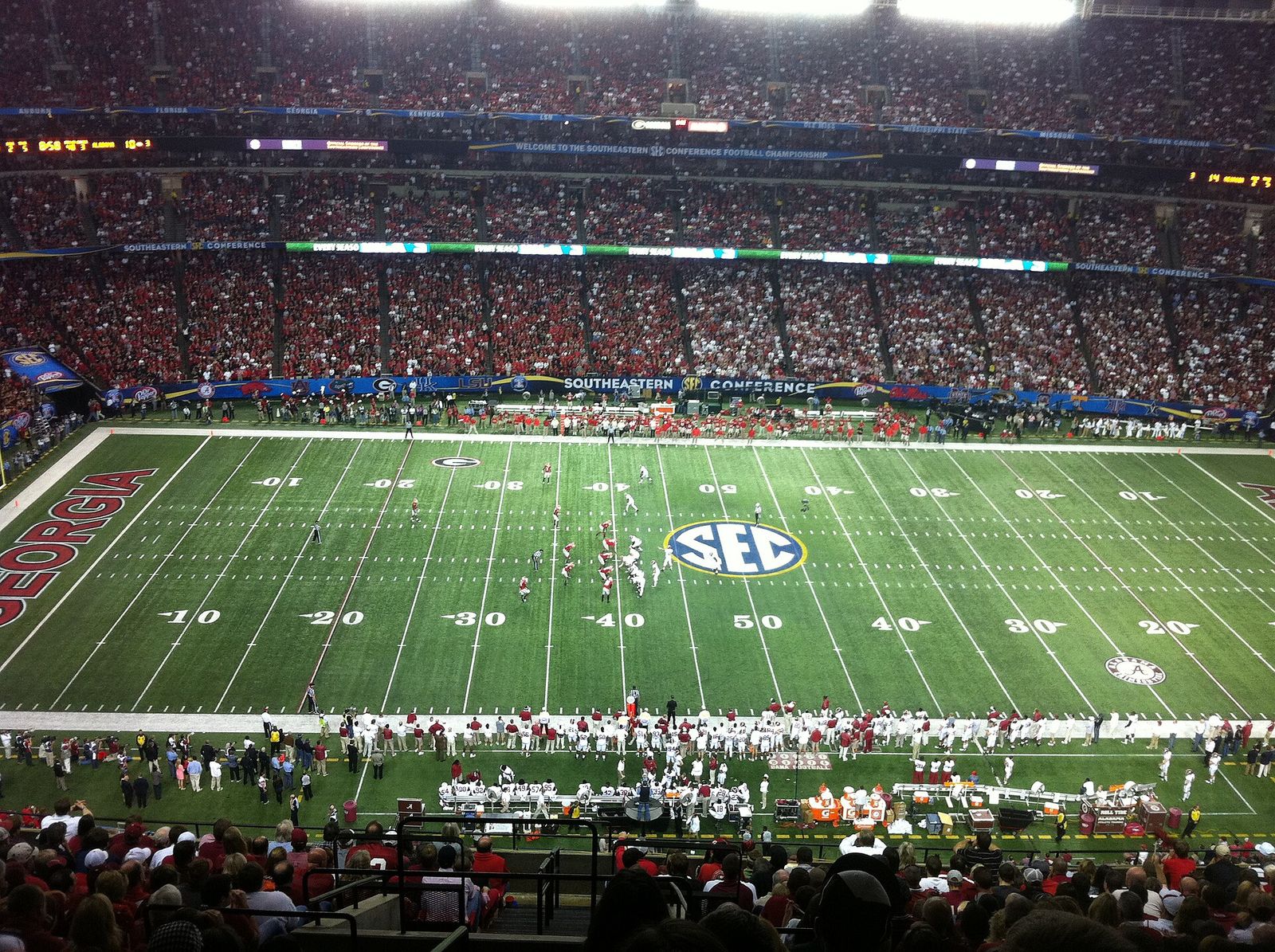 2012 SEC Championship - Alabama VS Georgia