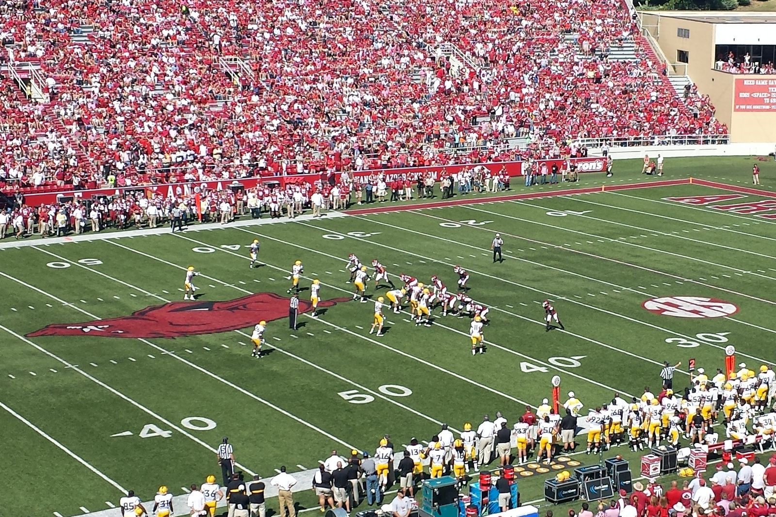 Southern Miss Golden Eagles at Arkansas Razorbacks