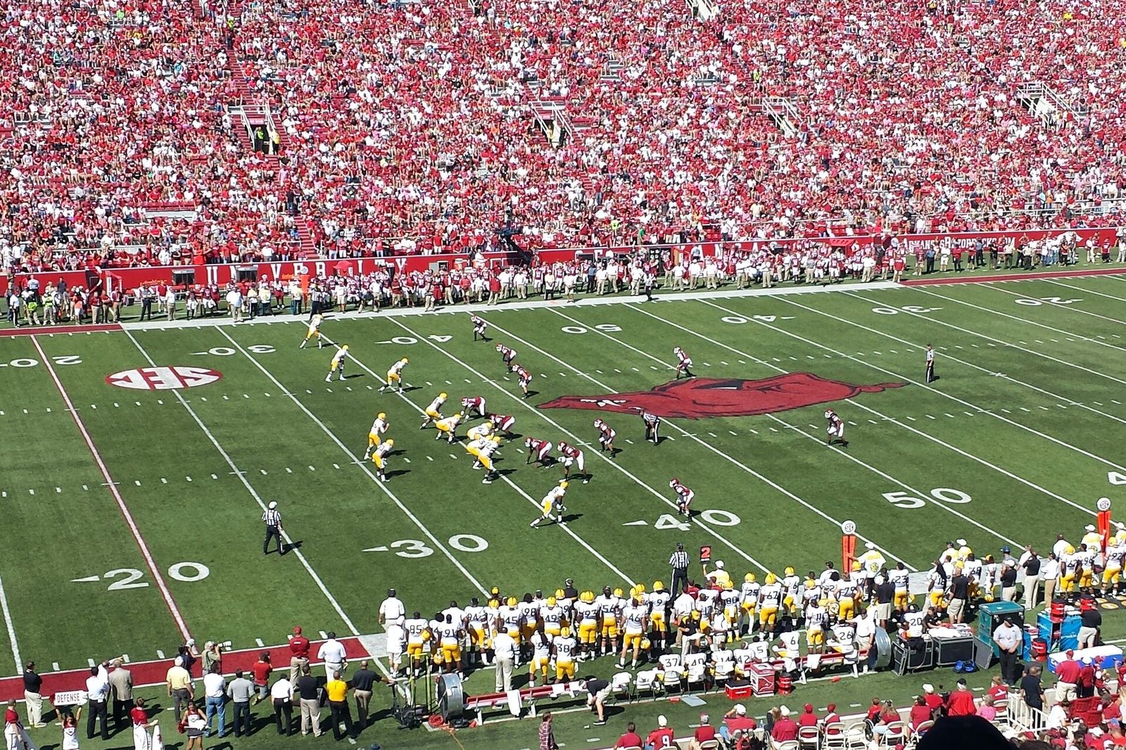 Southern Miss Golden Eagles at Arkansas Razorbacks