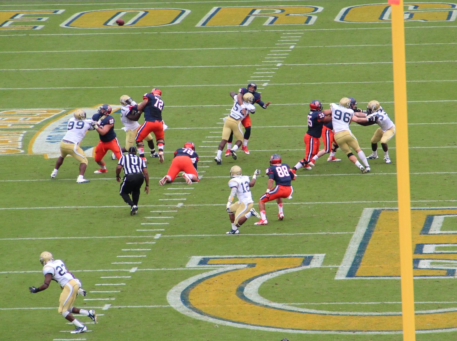 Photo from the 2013 Georgia Tech Yellow Jackets football team, all taken at Bobby Dodd Stadium.