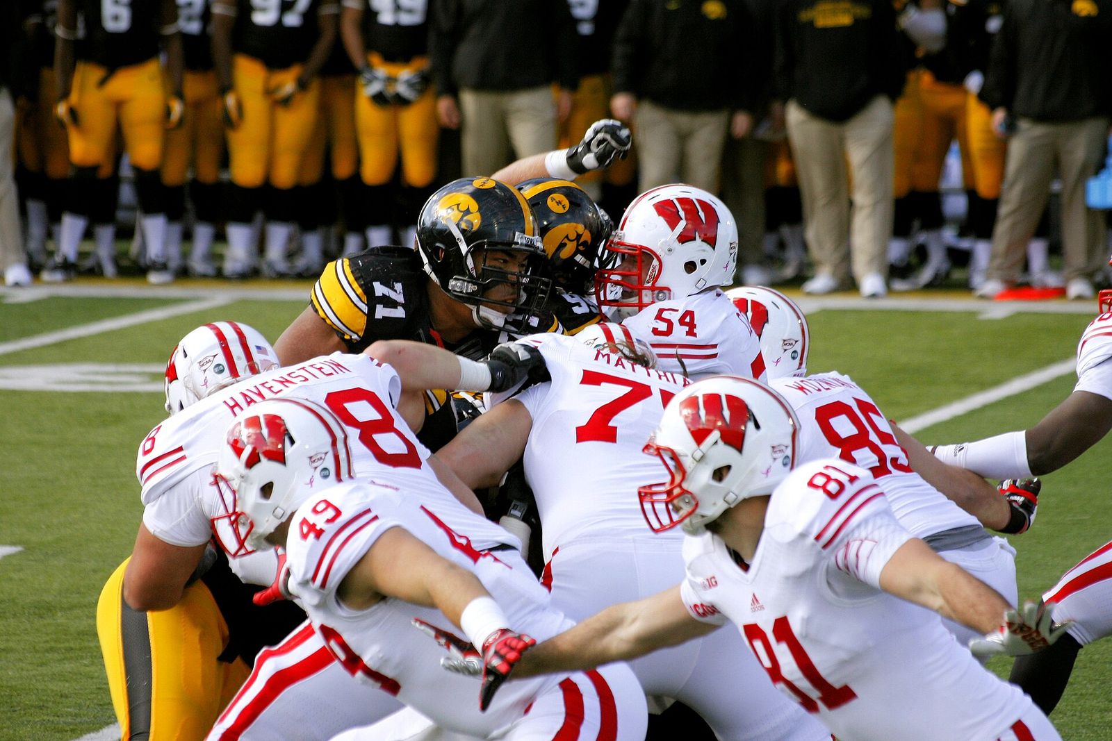 Wisconsin at Iowa, 2013