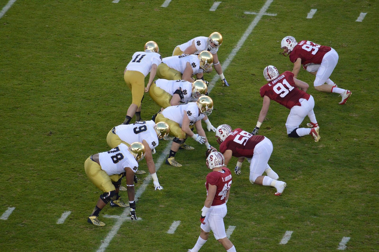 Nov 20, 2013 Stanford 27 Notre Dame 20
