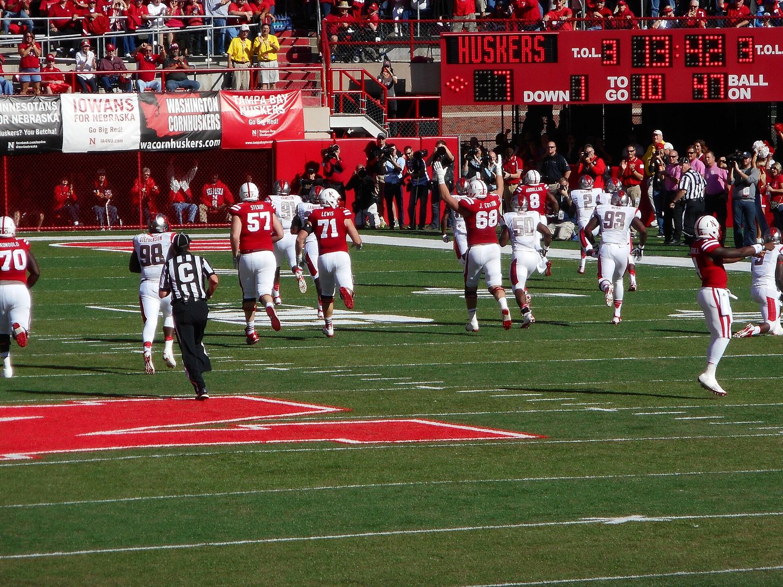 Nebraska vs. Rutgers, 2014